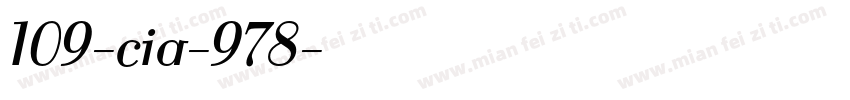 109-cia-978字体转换