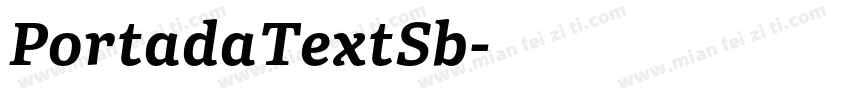 PortadaTextSb字体转换