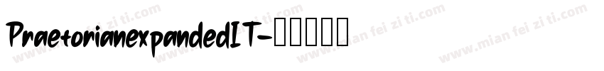 PraetorianexpandedIT字体转换