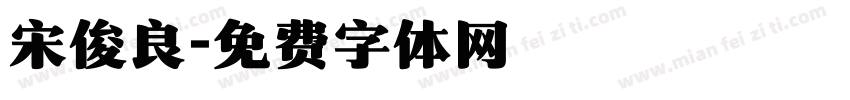 宋俊良字体转换