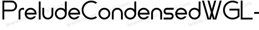 PreludeCondensedWGL字体转换