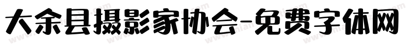 大余县摄影家协会字体转换