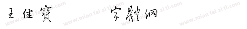 王佳宝字体转换