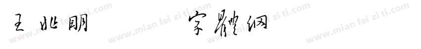 王兆明字体转换