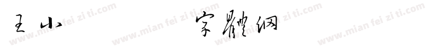 王小米字体转换