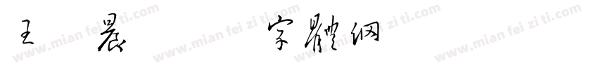 王星晨字体转换