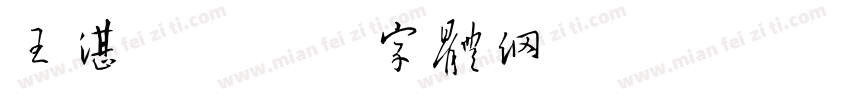王湛江字体转换