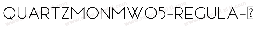 QuartzMonMW05-Regula字体转换
