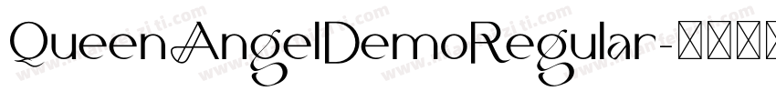 QueenAngelDemoRegular字体转换