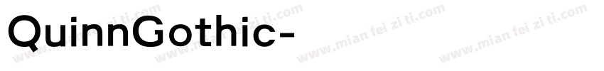 QuinnGothic字体转换
