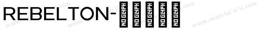 Rebelton字体转换