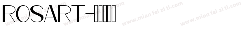 ROSART字体转换