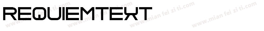 RequiemText字体转换
