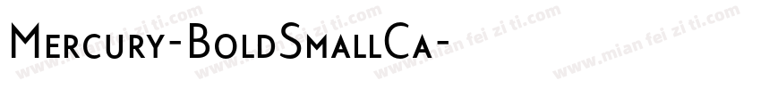 Mercury-BoldSmallCa字体转换