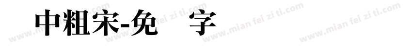 华中粗宋字体转换