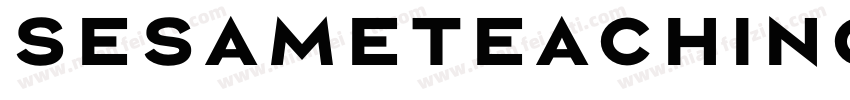 SesameTeaching-Black字体转换