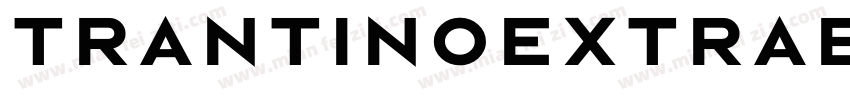 TrantinoExtraBold字体转换