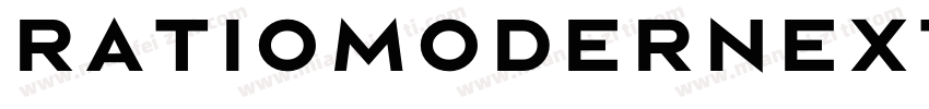 ratiomodernExtraBold字体转换