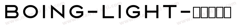 Boing-Light字体转换