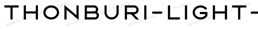Thonburi-Light字体转换