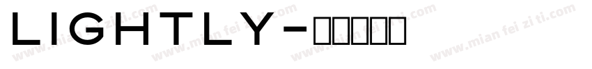 lightly字体转换