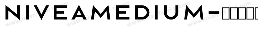 NiveaMedium字体转换