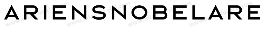 AriensNobelaRegular字体转换