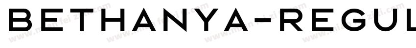 Bethanya-Regular字体转换