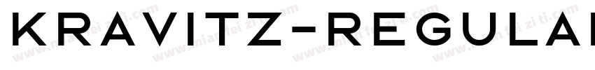 Kravitz-Regular字体转换