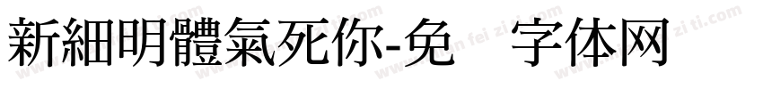 新細明體氣死你字体转换