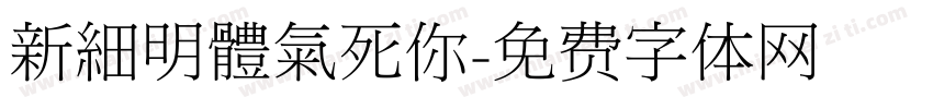 新細明體氣死你字体转换