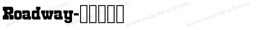 Roadway字体转换
