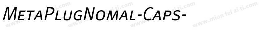 MetaPlugNomal-Caps字体转换