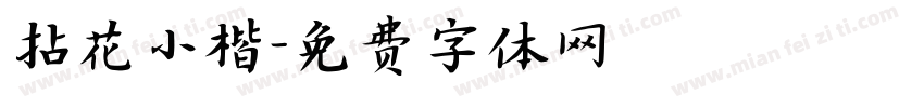 拈花小楷字体转换