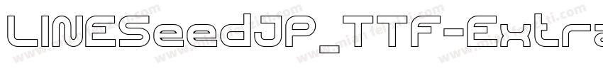 LINESeedJP_TTF-Extra字体转换