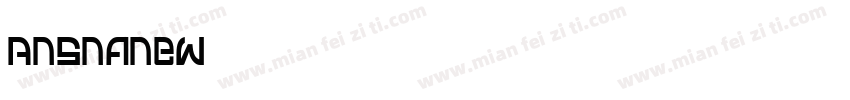 Ansnanew字体转换