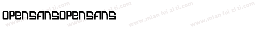 opensansopensans字体转换