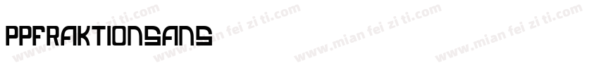 ppfraktionsans字体转换