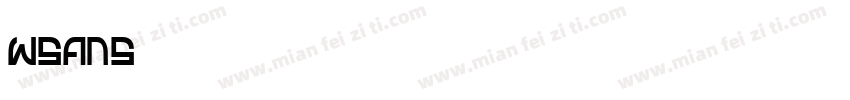 wsans字体转换