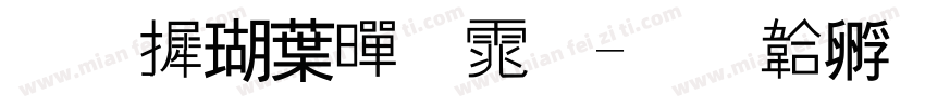 华康中黑体字体转换