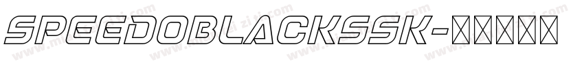 SpeedoBlackSSK字体转换