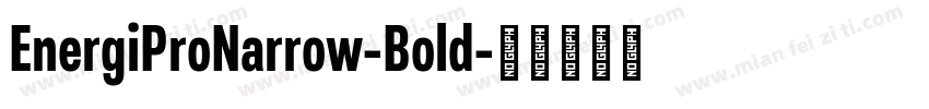 EnergiProNarrow-Bold字体转换