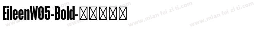 EileenW05-Bold字体转换