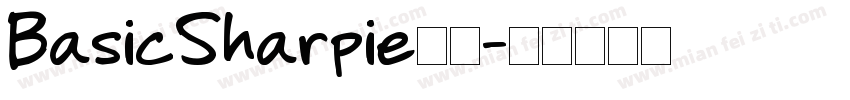 BasicSharpie字体字体转换