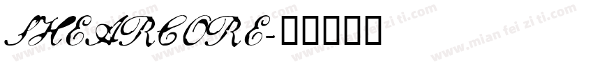 SHEARCORE字体转换
