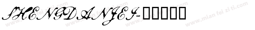 SHENGDANJEI字体转换