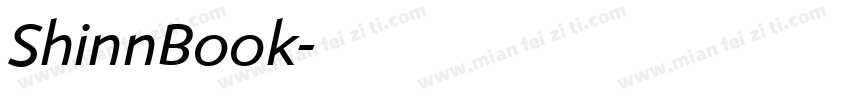 ShinnBook字体转换