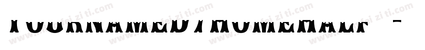 YournameD7HomeHalf字体字体转换