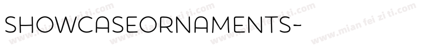 ShowcaseOrnaments字体转换