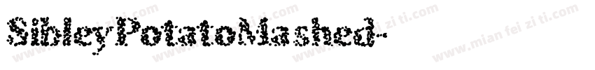 SibleyPotatoMashed字体转换